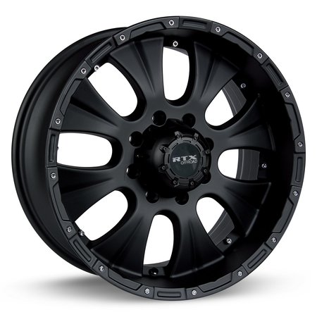 RTX Alloy Wheel, Crawler 17x8 8x165.1 ET20 CB130 Matte Black 081352